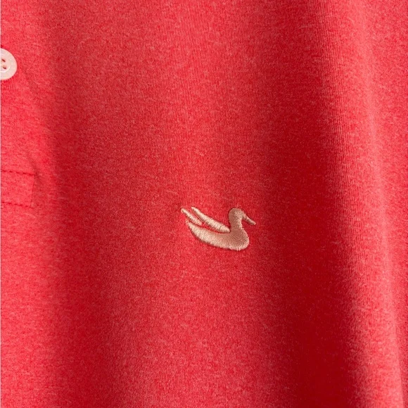 Southern Marsh Orange Pink Performance Polo Shirt Size Large L - Picture 3 of 8
